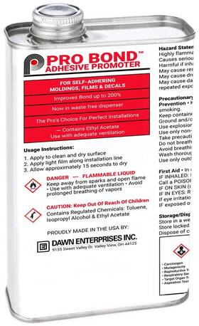 Ap-16 Dawn Enterprises Pro Bond Adhesive Promoter For Vinyl Wraps Window Tint Automotive Molding