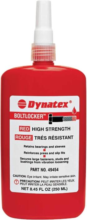 Dtx-49454 Db Electrical 49454 Dynatex Red High Strength Thread Locker 250 Ml Bottle