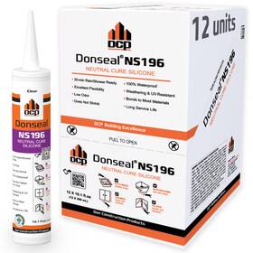 Ns196 Dcp 850049176101 Donseal Silicone Caulk Sealant 12 Pack 100% Tube For Bathroo