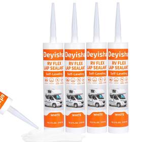 Dy001 Deyisha Rv Roof Sealant 4 Packs Self Leveling White Caulking