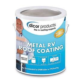 Rp-mrc-1 Dicor Rpmrc1 Acrylic Elastomecric Coating For Metal Rv Roofing- White
