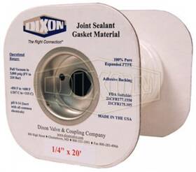 Lcjs6-25 Dixon - Joint Sealant Gasket Material Size 3/8 Inch X 25ft