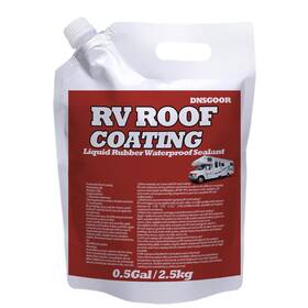 Tc003 Dnsgoor Rv Roof Coating White 0.5 Gallon Waterproof Sealan Solar Ref