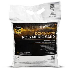 Dominator 380831000128 10 Pound Natural Ivory Polymeric Sand With Revolutionary Ceramic Flex Technol
