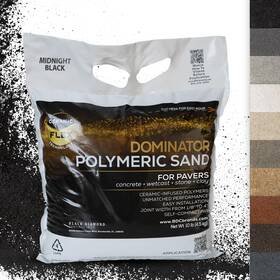 Dominator 380831000265 Polymeric Sand Midnight Black 10 Pound 1/8 Inch To 4 Professional Grade Results