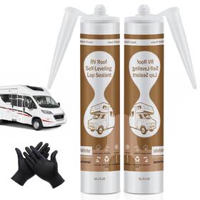 Rv02 Dongxw Self Leveling Rv Roof Sealant White Camper Flexibl