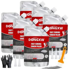 Zqsnj6 Dongxw Concrete Crack Filler And Sealant Self-leveling 6pcs High Elasticity Cement