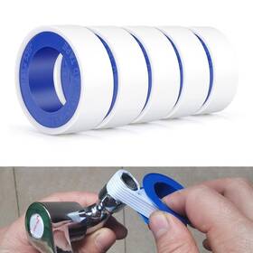 Dopkuss 12501tp01268 Teflon Plumbers Tape 5 Rolls 1/2 Inch X 520 Pipe Sealing Thread Sealant