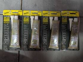 Rtv3 Dottie Silicone Sealant 3 Oz. Carded Tube Clear Base 1 Each