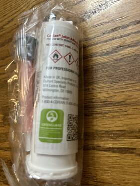 2364917 Dove Corian Joint Adhesive 470 Ml For Use With Quartz And Solid Surface