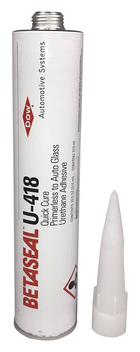 U-418 Dow Automotive 364875844245 Beta Seal Glass Adhesive Black