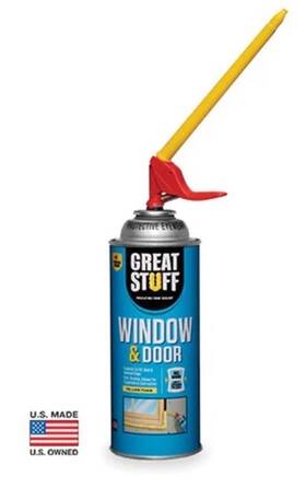 00175437 Dow Chemical Great Stuff Window And Door Yellow Insulating Foam Sealant 12 Oz - 2 Pack