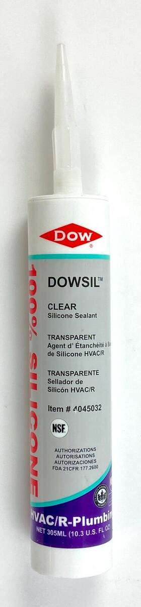 4045032 Dow Corning Silicone Sealant Clear 10.3 Oz
