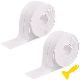 Dreetin-2 Dreetino Bath Sealant Strip 2pcs X 11ft Self Adhesive Caulk Tape For Kit