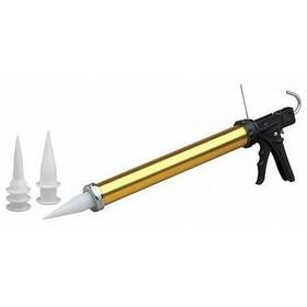 Wl9907500 Dripless Caulk Gun 30 Oz Bulk Loader Aluminum Full Barrel Gold 18 To 1 Ratio