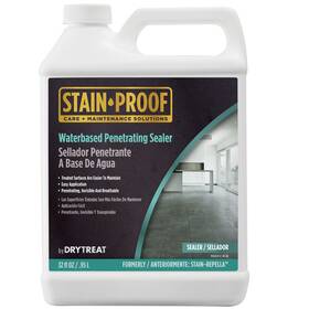 Dry-treat 884949000044 Stain Proof Waterbased Penetrating Sealer - 1 Qt. Protects Against Water And