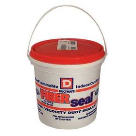Grfiberseal1 Ductmate Acrylic Latex Sealant Gray Fiberseal