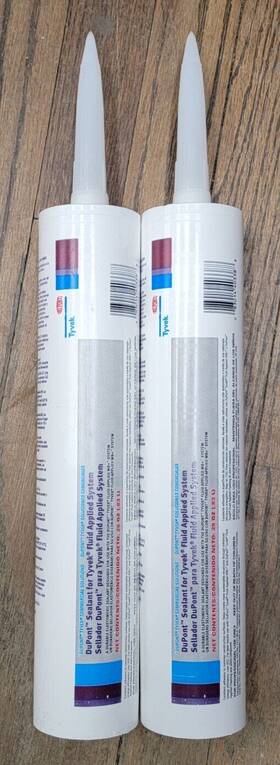Dupont 083014403388 Sealant For Tyvek Fluid Applied System 28 Oz Tube Lot Of 2