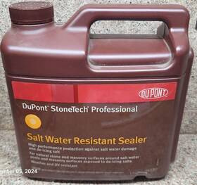 Dupont 669009108041 1 Gallon Stonetech Salt Water Resistant Sealer Granite Concrete Pavers