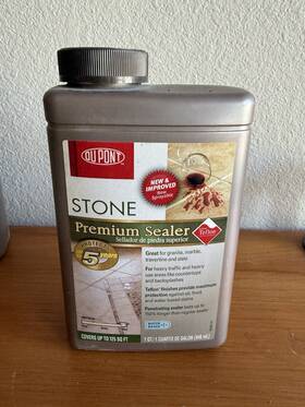 Dupont 669009713030 Stone Sealer Water Based Formula 1 Quart Covers 115 Sf Granite Marble