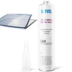 Durvol 727238971215 Auto Glass Urethane Windshield Adhesive Sealant Pack Of 1 Black