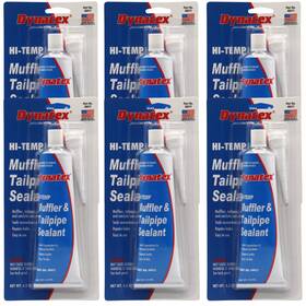Dynatex 025964494115 Muffler Tailpipe Sealant 4.5 Oz - Heat Set Non-combustible 6-pack