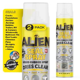 E Mishan & Sons 445021088089 Sealant Spray 2pk Waterproof And Air Tight Liquid Rubber Seals Prevents