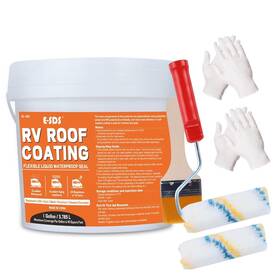 15004 E-sds Rv Roof Sealant Ms Waterproof Coating White 1 Gallon Liquid Flexible