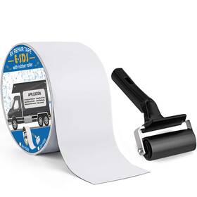 Rvtape01 E-sds Rv Roof Tape 4 Inch X50ft With Rubber Roller Sealant Waterproof For Ro