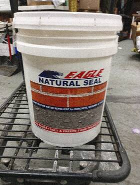Eagle 313113824808 5 Gal. Natural Seal Penetrating Clear Water-based Concrete And Masonry