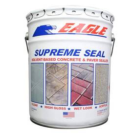 Eagle 728269025151 New 5 Gal. Supreme Seal Clear High Gloss Solvent-based Acrylic Concrete Sealer