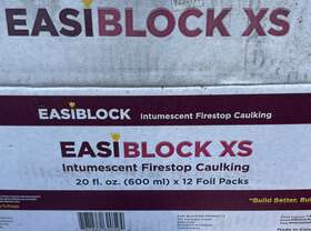 Xs9230918 Easiblock Xs9130318 Intumescent Firestop Caulk 20fl Oz Box Of 12
