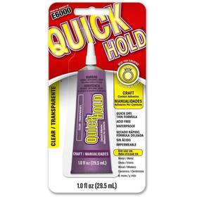380151 Eclectic Products 076818801511 Quickhold Adhesive - 1 Fl Oz