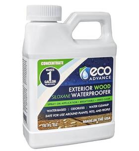 Eawod16con-2 Eco Advance Exterior Wood Siloxane Odorless Spray-on Application Concentrate New
