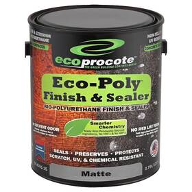 Ecoprocote 811918013552 Eco-poly Polyurethane Sealer Water Based Non- Low Odor Quick Dry Clear M