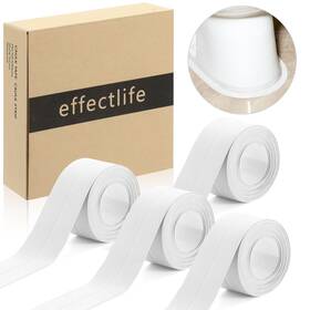 Wct4r Effectlife White Caulk Tape Bath And Kitchen Self Adhesive Caulking Waterproof - Toil