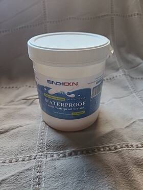 Endhokn 973129250936 Liquid Waterproof Sealant Clear 35 Ounces Wall Bathroom Roof Indoor And Outdoor