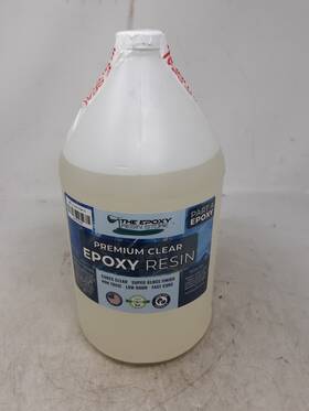 Epoxy Resin 641378775789 Premium Clear Part A 1 Gallon High Gloss Uv Resistant