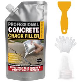 Ccf001 Erigathe Concrete Crack Filler 17.63floz High Elasticity Liquid Cement