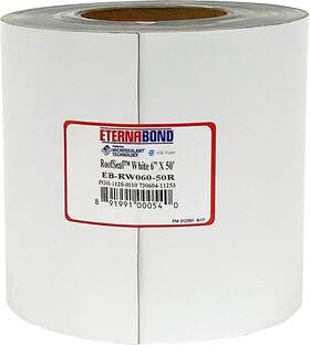 730604-11253 Eternabond Roofseal White 6 Inch X50ft Microsealant Uv Stable Rv Roof Seal Repair