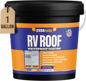 Everbond Liquid Rubber 445052249244 Roof Sealant For Rvs Trailers Motorhomes - 1 Gallon