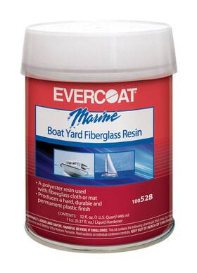 100528 Evercoat Fiberglass Resin 1 Quart - Total Qty