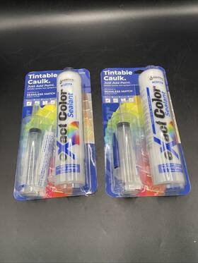 12030 Exact Color Sashco Tintable Sealant Acrylic Latex Caulk 9.5 Oz. Pack Of 2