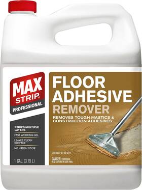 Ez Strip Usa Inc 744110411386 Max Floor Adhesive Remover - 1 Gallon Professional Fast Working Gel Stri