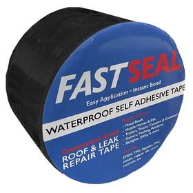 Fastseal 685645197072 Rv Roof Tape 4 Inch X 50ft Black Sealant For Camper Repair Trailer Ro