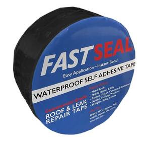Fastseal 685645380030 Rv Roof Tape 2 Inch X 50ft Black Sealant For Camper Repair Trailer Ro