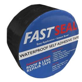 Fastseal 685645432050 Rv Roof Tape 3 Inch X 50ft Black Sealant For Camper Repair Trailer Ro