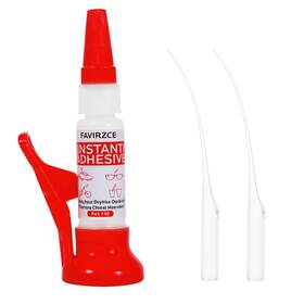 Instant11 Favirzce Super Glass Glue 20g Clear Instant Acrylic Adhesive For Repairing And B