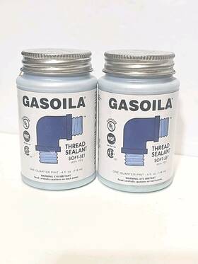 Federal Process 760850323130 Gasoila Soft-set Pipe Thread Sealant With Ptfe Paste Non Hardening 2-4oz Bottles