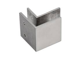 Cmfw11 Fhc Clamp For Mall Fronts Wall Mount Square 3/8 Inch To 1/2 Glass - Bru
